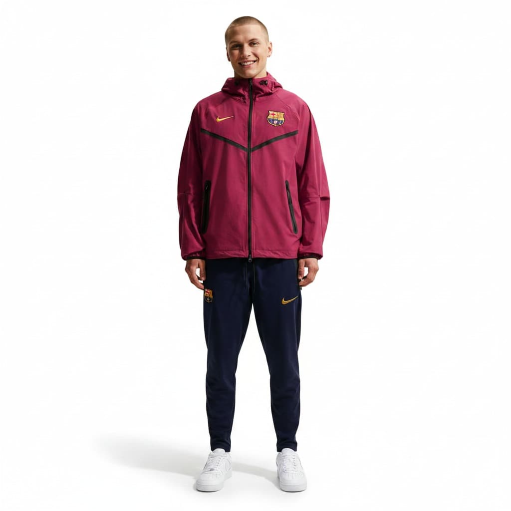 Nike FC Barcelona Tech Woven Trainingspak Hooded Full-Zip 2026-2027