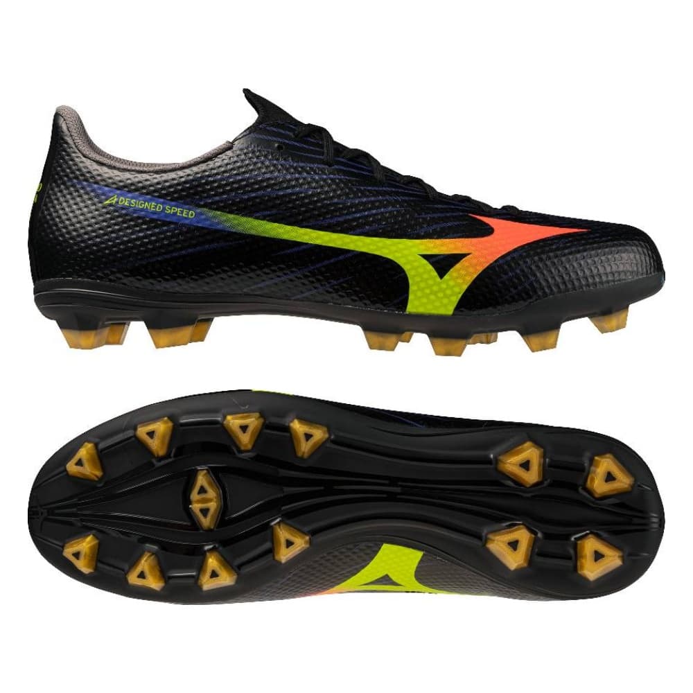 Mizuno Alpha III Select Gras Voetbalschoenen (FG) Zwart Lava