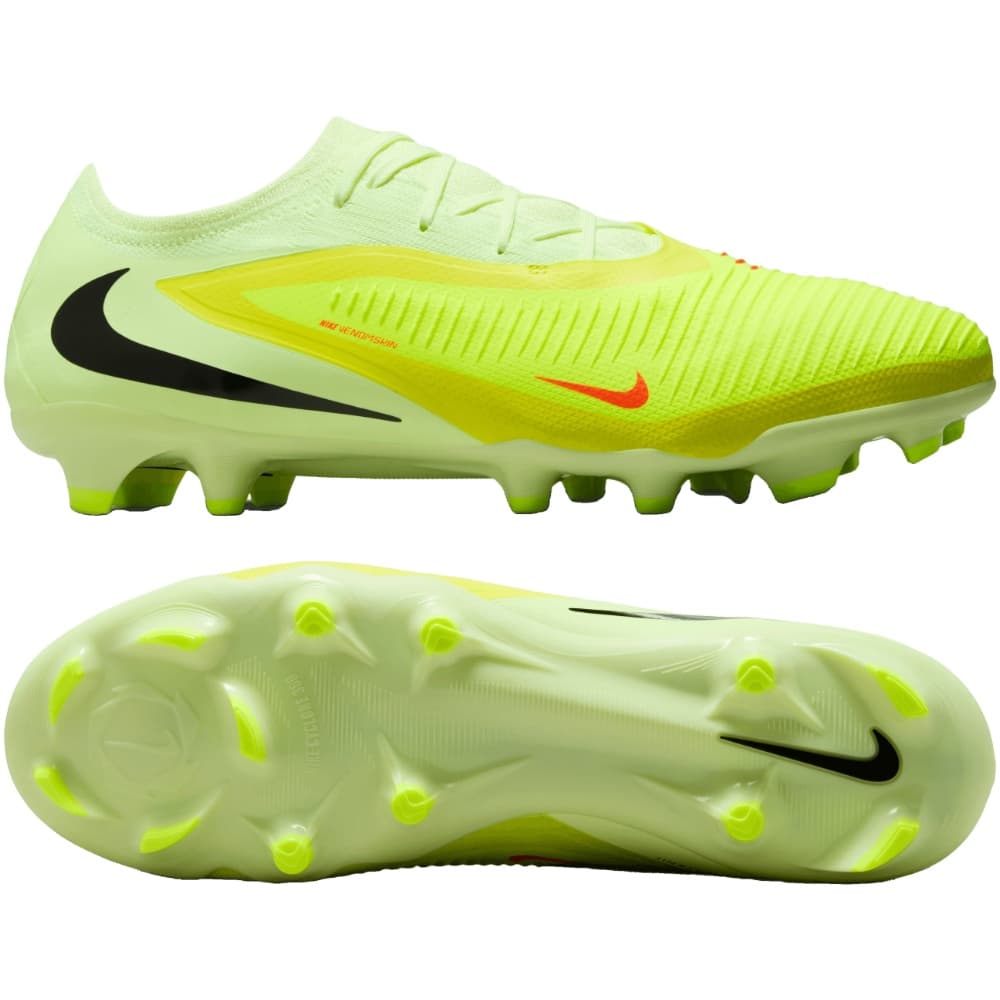 Nike Phantom 6 Low Pro Gras Voetbalschoenen (FG) in Geel Oranje Zwart