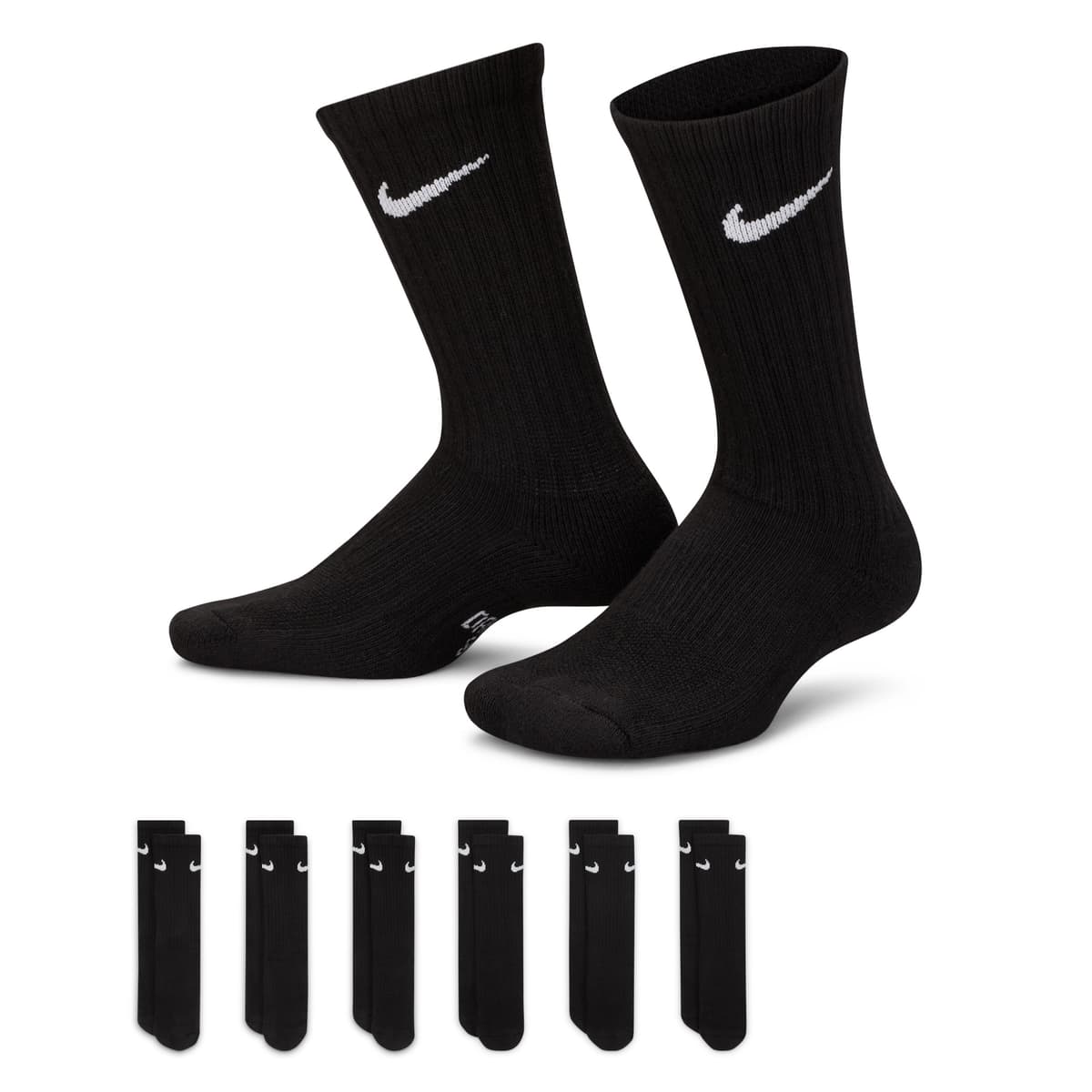 Nike Everyday Crew Sokken 6-Pack Kids