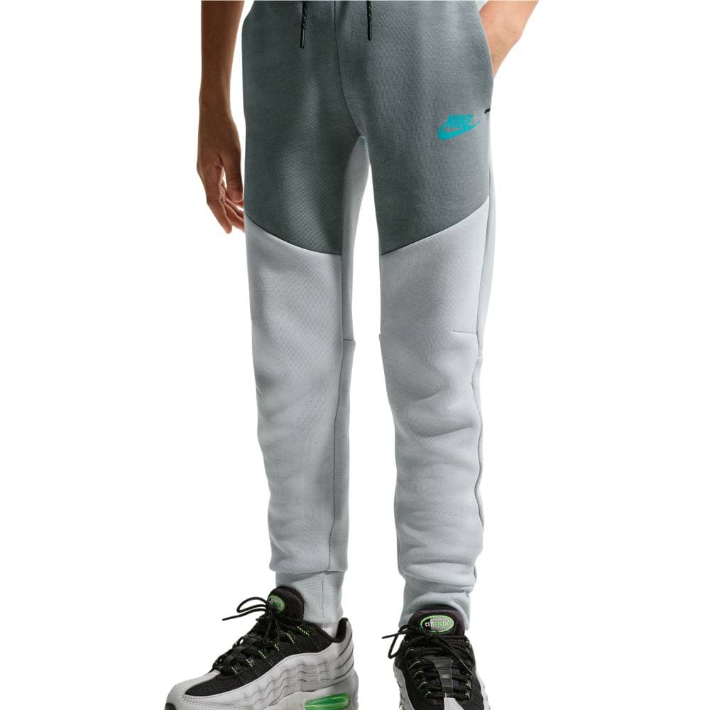 Nike Tech Fleece Sportswear Joggingbroek Kids in Grijs Donkergrijs Blauw