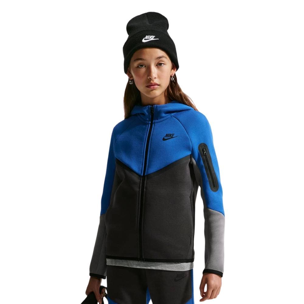 Nike Tech Fleece Sportswear Vest Kids in Donkerblauw Donkergrijs Zwart