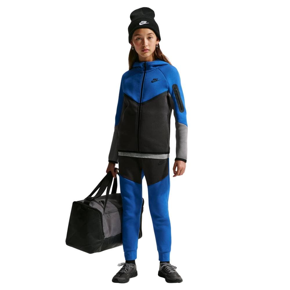 Nike Tech Fleece Sportswear Trainingspak Kids in Donkerblauw Donkergrijs Zwart