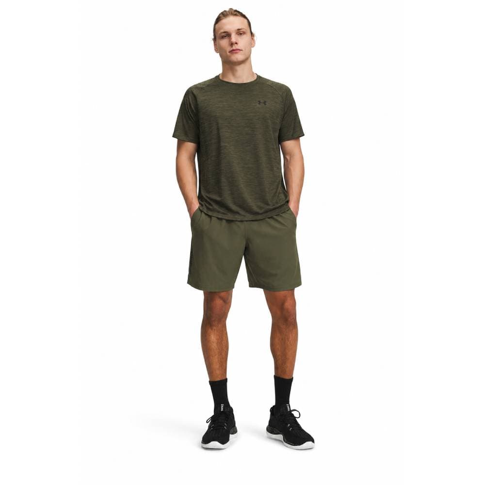 Under Armour Tech Textured Woven Trainingsset Olijfgroen