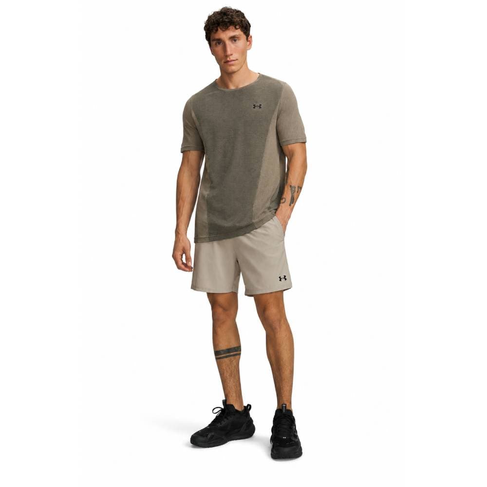 Under Armour Vanish Woven Seamless Trainingsset in Bruin Lichtbruin Beige Zwart