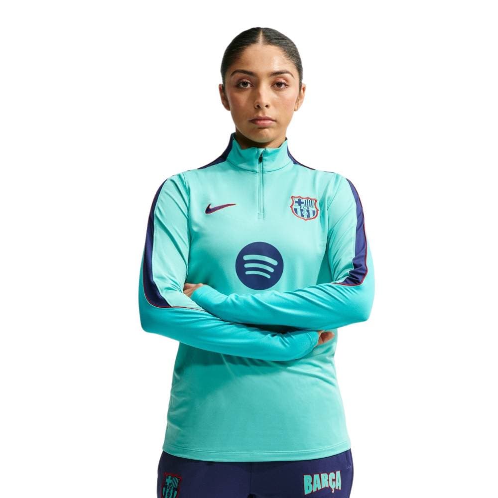 Nike FC Barcelona Strike Trainingstrui 1/4-Zip 2026-2027 Dames Licht
