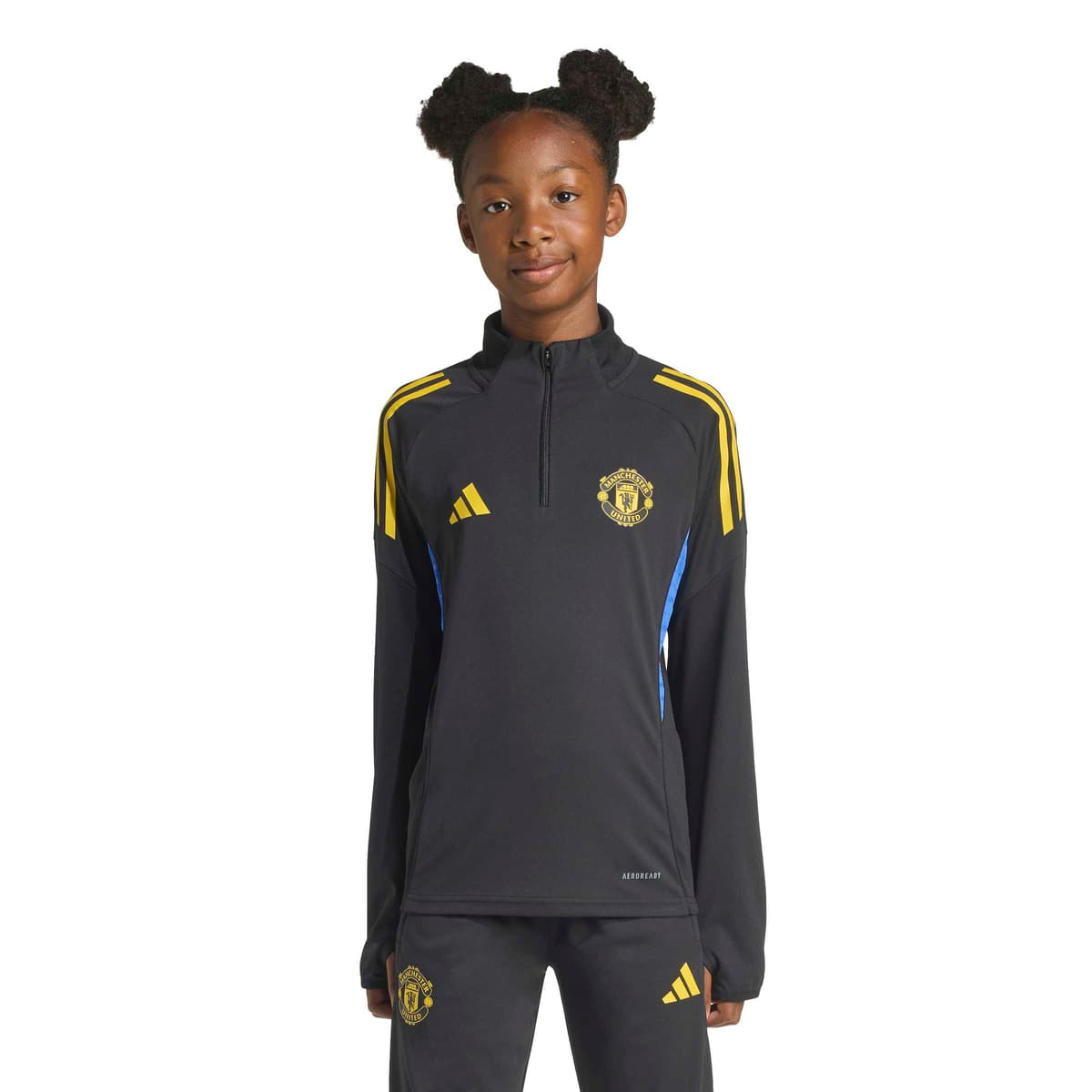 adidas Manchester United Trainingstrui 1/4-Zip 2025-2026 Kids